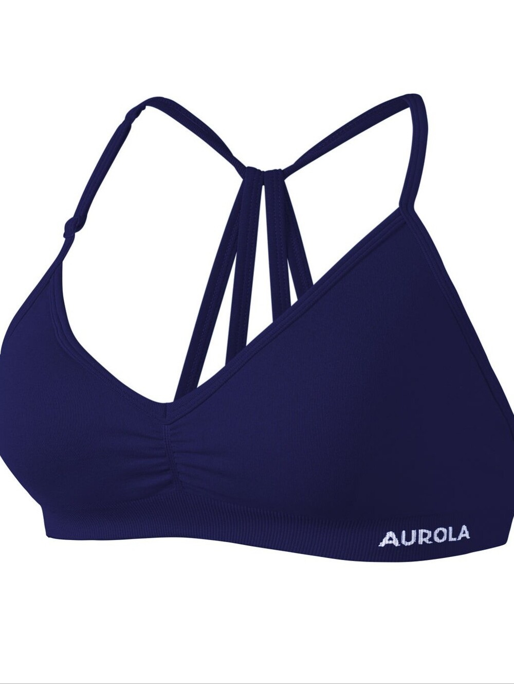 AURORA Navy Strappy Seamless Bralette